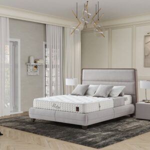 מיטה זוגית מעוצבת עם ארגז מצעים דגם פלוניה