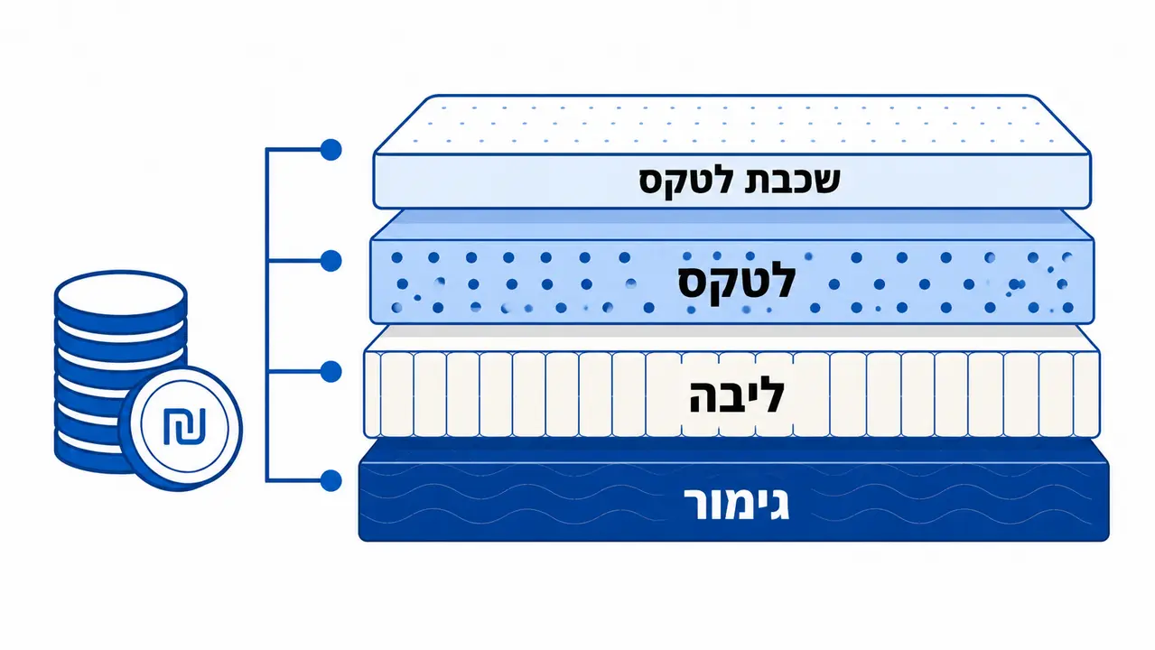 כמה עולה מחיר מזרון לטקס פרימיום ואיך לבחור את המתאים ביותר