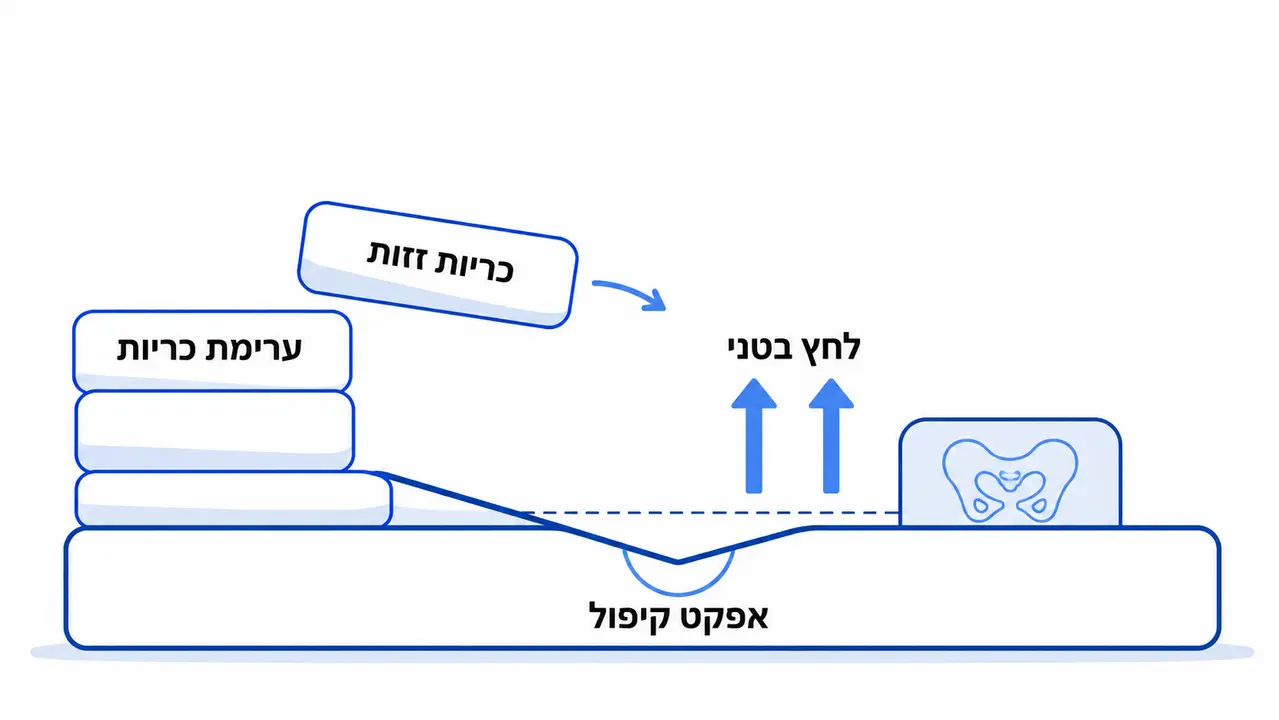 הבעיה עם ערימת כריות כפתרון לריפלוקס לילי