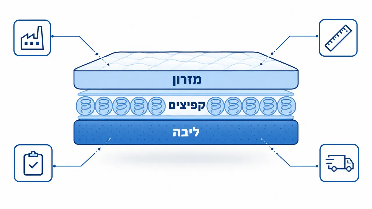 המדריך לקניית מזרון מיוצר בישראל איכותי ומשתלם