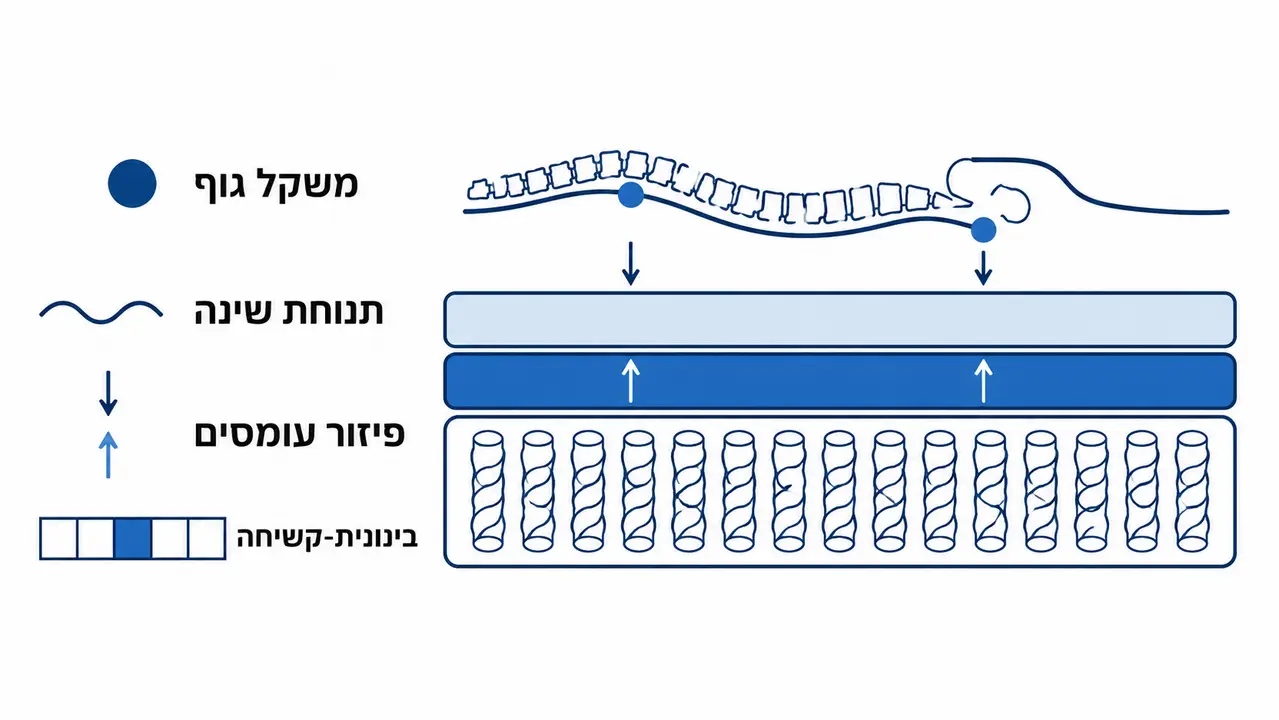 כל מה שצריך לדעת על בחירת קשיחות מזרון