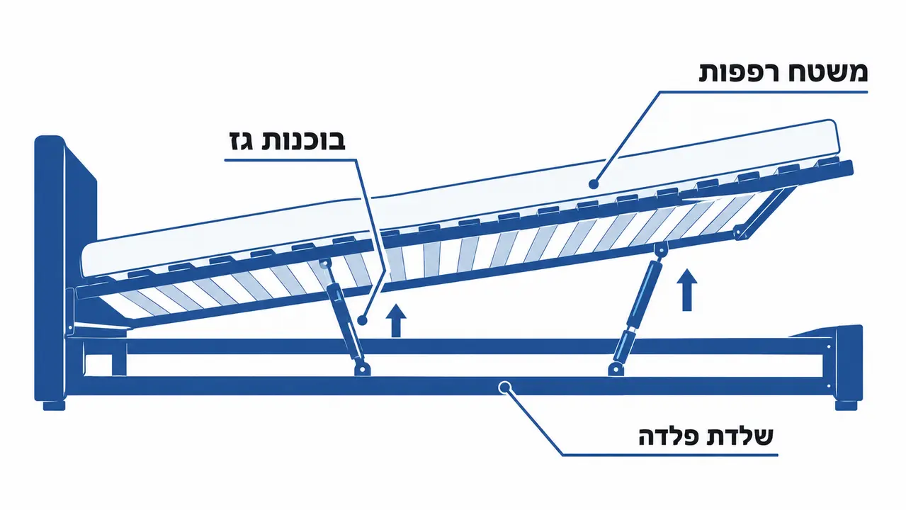 מדריך לבחירת מיטה זוגית מנגנון איטליה